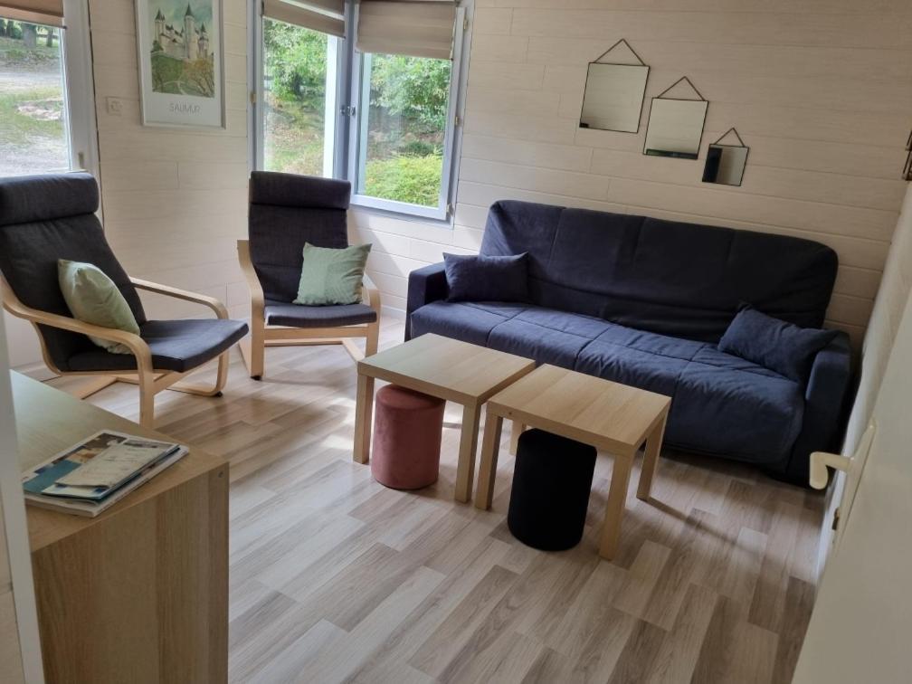Les Chalets De Saumur, Piscine & Parc Boise, 100M Du Cadrenoir 外观 照片