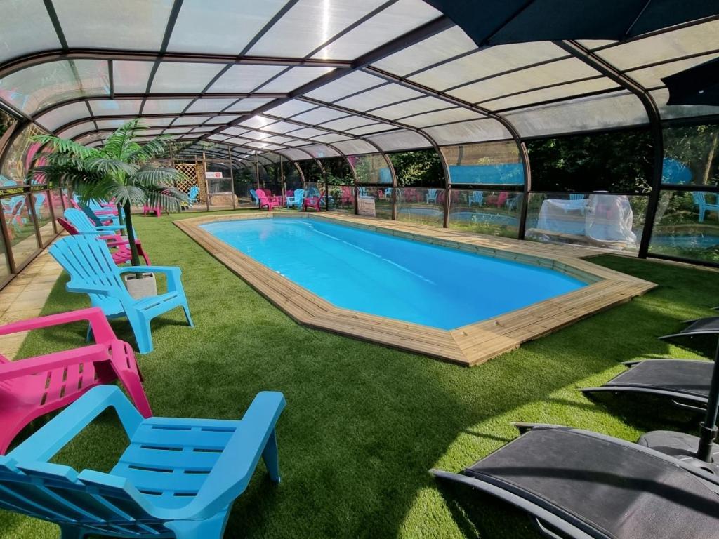 Les Chalets De Saumur, Piscine & Parc Boise, 100M Du Cadrenoir 外观 照片